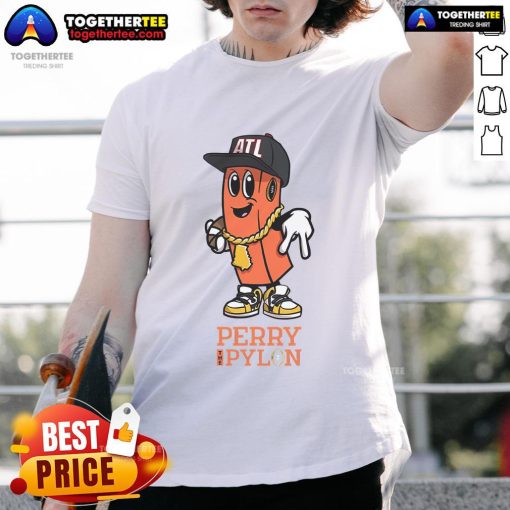 Nice College Football Playoff Perry The Pylon Atlanta T-Shirt featuring vibrant graphics and a comfortable fit for fans.