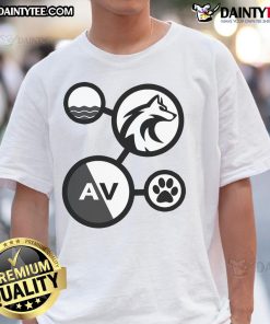 Stylish Nice Elemental Waterwolf T-Shirt featuring a vibrant waterwolf graphic, perfect for casual wear and fans of fantasy.