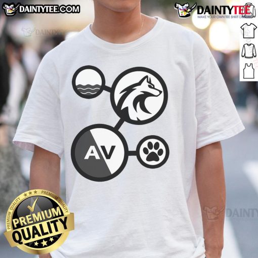 Stylish Nice Elemental Waterwolf T-Shirt featuring a vibrant waterwolf graphic, perfect for casual wear and fans of fantasy.
