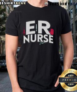 Nice ER Nurse T-Shirt featuring a design for Emergency Room RN, LPN, and BSN Registered Nurses in a stylish print.