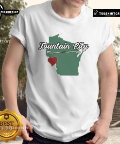 Nice Fountain City, Wisconsin souvenir t-shirt featuring a vibrant design celebrating this charming USA city.