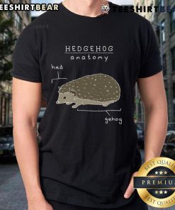 Nice Hedgehog Anatomy Cute Hedgehogs T-Shirt featuring detailed hedgehog illustrations and anatomy on a stylish tee.