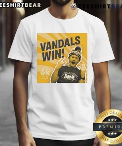 Nice Idaho Vandals Win T-Shirt featuring the team's logo and vibrant colors, perfect for fans celebrating a victory.