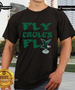 Vintage Philadelphia Eagles logo on a Legendary Slub T-Shirt, perfect for fans celebrating team spirit and nostalgia.