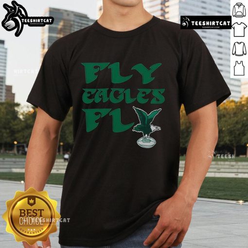 Vintage Philadelphia Eagles logo on a Legendary Slub T-Shirt, perfect for fans celebrating team spirit and nostalgia.