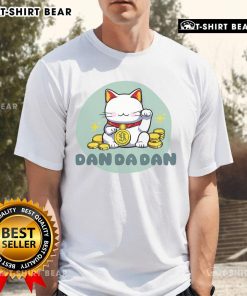 Cute anime manga design T-shirt featuring a Nice Turbogranny Dandadan Cat, perfect for cat lovers and anime fans.