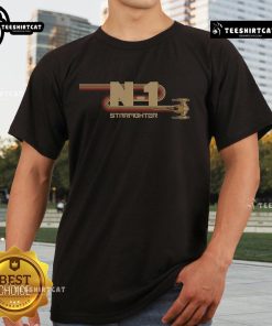 Nice Vintage N-1 Starfighter Star Wars T-Shirt featuring classic design and vibrant colors for fans of the franchise.