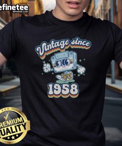 Alt Text: Nice Vintage Since 1958 Classic 67th Birthday Retro T-Shirt featuring bold graphics and a stylish design.