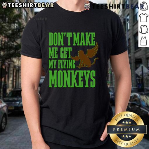 Nice Wizard Of Oz Wicked Witch t-shirt featuring 'Get My Flying Monkeys' graphic, perfect for fans of the classic film.