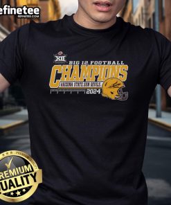 Official 84 Maroon Arizona State Sun Devils 2024 Big 12 Football Conference Champions Locker Room T-Shirt design.