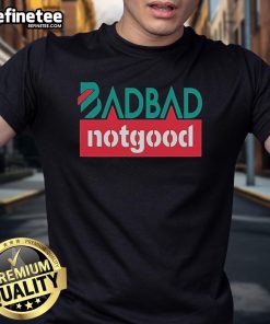 Alt Text: Official Badbadnotgood November 2024 luxury t-shirt featuring a stylish design and high-quality fabric.