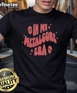 Official Blessthefall In My Metalcore Era T-Shirt featuring bold graphics and a stylish black design for metalcore fans.
