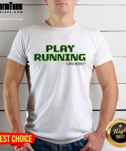 Official Coach Bennett Play Running Raglan T-Shirt in vibrant colors, perfect for athletes and sports enthusiasts.