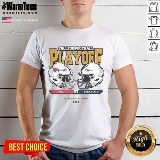 Official College Football Playoff 2025 First Round T-Shirt featuring team logos and vibrant graphics.