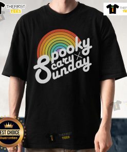 Official Cory Kenshin Spooky Scary Sunday 2024 T-Shirt featuring vibrant graphics and a spooky design for fans.