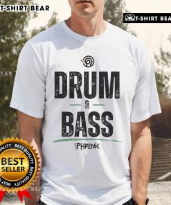 Official Drum And Bass Phrenik T-Shirt featuring bold graphics and vibrant colors, perfect for music lovers and festival-goers.