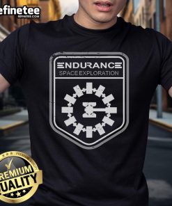 Official Endurance Space Exploration T-Shirt featuring a sleek design and astronaut graphics, perfect for space enthusiasts.