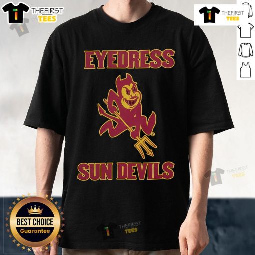 Official Eyedress Sun Devils T-Shirt featuring a vibrant design perfect for fans and collectors of sports apparel.