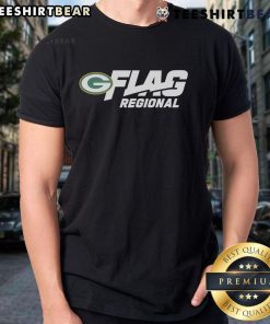 Official Green Bay Packers 2025 NFL Flag Regional Tournaments T-Shirt featuring team colors and logo for fans.