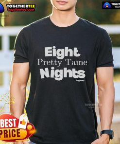 Official Hey Alma Eight Pretty Tame Nights T-Shirt featuring vibrant design and comfortable fit for fans of the artist.