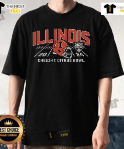 Alt Text: Official Illinois Football Cheez-It Citrus Bowl 2024 T-Shirt featuring team colors and logo for game day excitement.
