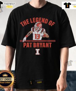 Official Illinois Football The Legend Of Pat Bryant T-Shirt featuring vintage design and team colors for fans.