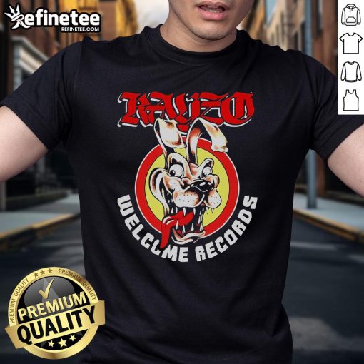 Official Kayzo Welcome Records Dog T-Shirt featuring a playful design, perfect for dog lovers and Kayzo fans alike.