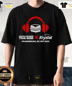 Alt Text: Official Lenard Charlamagne Tha God X Krystal Orangeburg SC Est 2024 T-Shirt featuring bold graphics and vibrant colors.