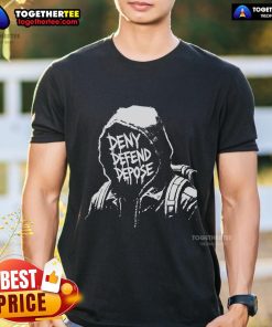 Official Limited Luigi Mangione Deny Defend Depose T-Shirt featuring unique graphic design and vibrant colors.