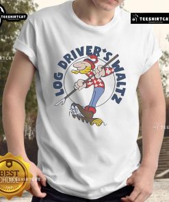 Official Log Driver's Waltz X Retrokid T-Shirt featuring vibrant design and retro style perfect for fans of Canadian culture.