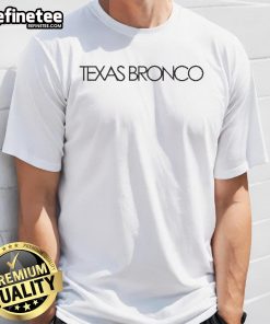 Official Mansoor Texas Bronco T-Shirt featuring bold design and vibrant colors, perfect for fans and casual wear.