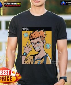 Official Monsters We Make Han Andersson T-Shirt featuring a unique design and vibrant colors, perfect for fans.