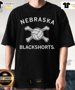 Official Nebraska Blackshorts T-Shirt featuring bold logo and classic design, perfect for fans and casual wear.