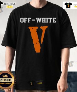 Official Off White Vlone T-Shirt featuring bold graphics and a stylish design, perfect for streetwear enthusiasts.