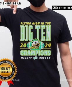 Alt Text: Official Oregon Ducks Homefield 2024 Big Ten Football Conference Champions T-Shirt featuring vibrant team graphics.