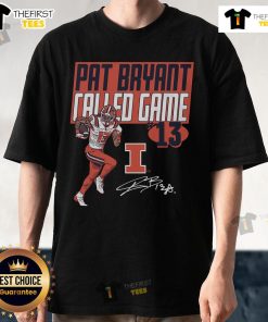 Official Pat Bryant Called Game 13 Signature T-Shirt featuring bold graphics and vibrant colors, perfect for fans.