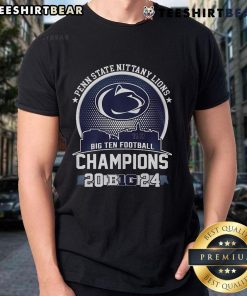 Alt Text: Official Penn State Nittany Lions Big 10 Champions Proud 2024 T-Shirt featuring team colors and logo, perfect for fans.