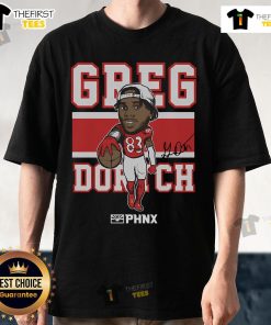 Official Phnx Greg Dortch T-Shirt featuring bold graphics, perfect for fans and collectors of officially licensed apparel.
