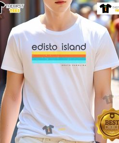Official Retro Edisto Island South Carolina Vintage T-Shirt design featuring iconic coastal graphics and vibrant colors.
