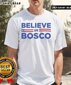 Alt Text: Official Rico Bo$Co Believe In Bosco T-Shirt featuring bold graphics and vibrant colors, perfect for fans and fashion lovers.