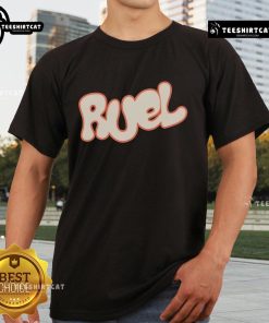 Alt Text: Official Ruel Bubble Logo T-Shirt featuring vibrant colors and unique design, perfect for fans and casual wear.