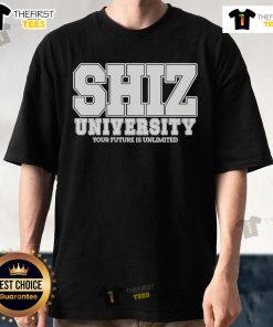 Official Sage And Sprout Shiz University 'Your Future Is Unlimited' T-Shirt showcasing vibrant design and motivational message.