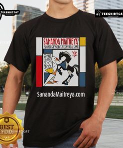 Official Sananda Maitreya Pegasus & The Swan T-Shirt featuring vibrant artwork and stylish design for fans.