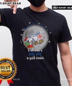 Official Santa Snoopy Merry Christmas T-Shirt for Toronto Blue Jays fans celebrating a great 2024 season.