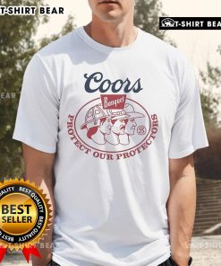 Official Seager Seager X Coors Banquet Protectors T-Shirt featuring a stylish design for outdoor enthusiasts.