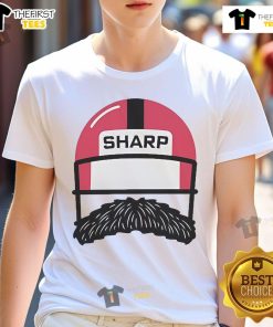 Alt Text: Official Sharp Football Logo T-Shirt featuring a bold logo on a stylish, comfortable fabric for fans and players.