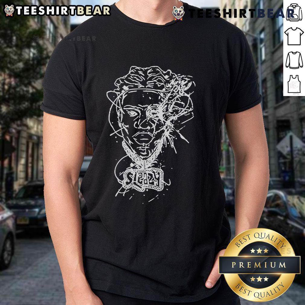 Official Sleazyworld Go Portrait T Shirt Official Sleazyworld Go Portrait T-Shirt featuring bold graphic design and vibrant colors, perfect for casual streetwear.