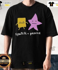 Official Spanish And Patrice T-Shirt featuring vibrant design and comfortable fit, perfect for casual wear or fan merchandise.