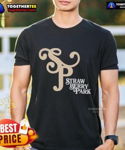 Official Strawberry Park Holiday T-Shirt featuring vibrant graphics and festive design for seasonal celebrations.