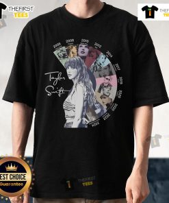 Official Taylor Swift Journey The Eras Tour Thank You T-Shirt featuring vibrant colors and tour-themed design.